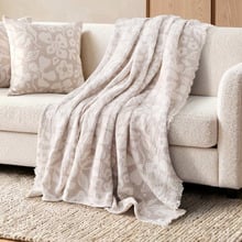 Vista Cotton Jacquard Reversible Blanket